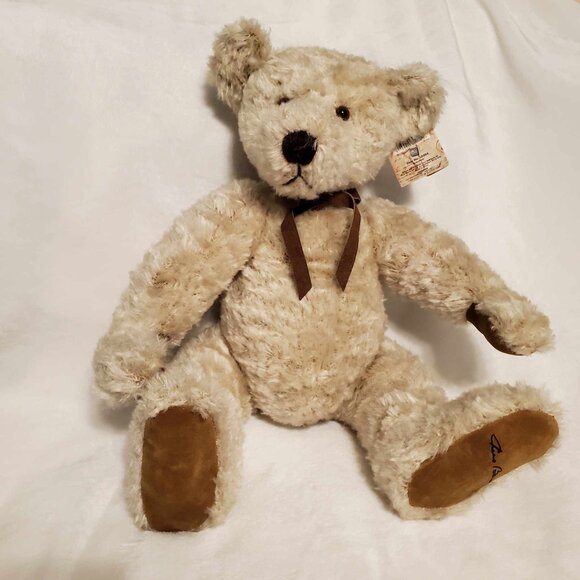 #LE004 Russ Berrie 20" Bears From the Past Brentton 1999 Limited Edition Plush - Picture 2 of 10